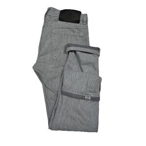 Naked & Famous Weird Guy Arctic Selvedge Jeans Men 33x32 Grey Raw Denim